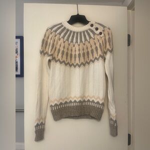 Abercrombie & Fitch Fair Isle Women’s Sweater Sz XS